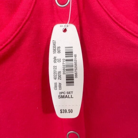 NEW Pout By Victoria's Secret Size S Cami Wired Red Cotton NWT - Picture 4 of 5